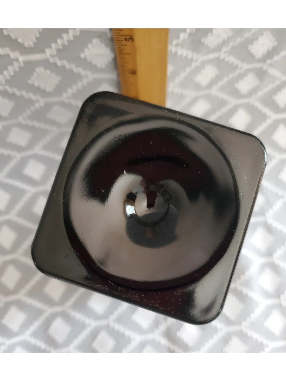 Vtg L E Smith Art Deco Amethyst Trophy Vase